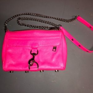 REBECCA MINKOFF MINI MAC LEATHER CROSSBODY BAG